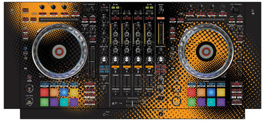 Pioneer DJ DDJ SZ Skin Orange Dot